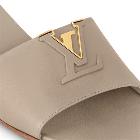 lv pantoufle|LV Capri Flat Mule .